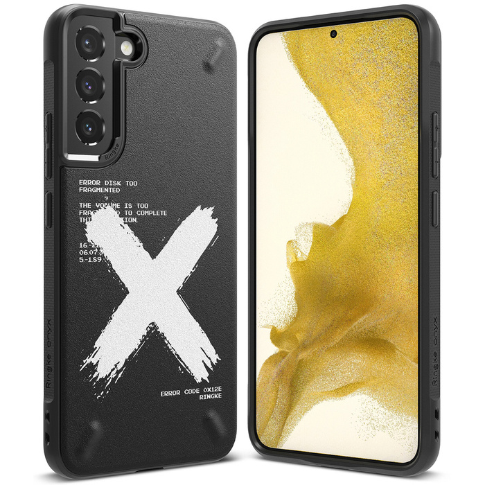 Ringke ONYX Designový odolný pouzdro kryt Samsung Galaxy S22+ (S22 Plus) černý (X) ()