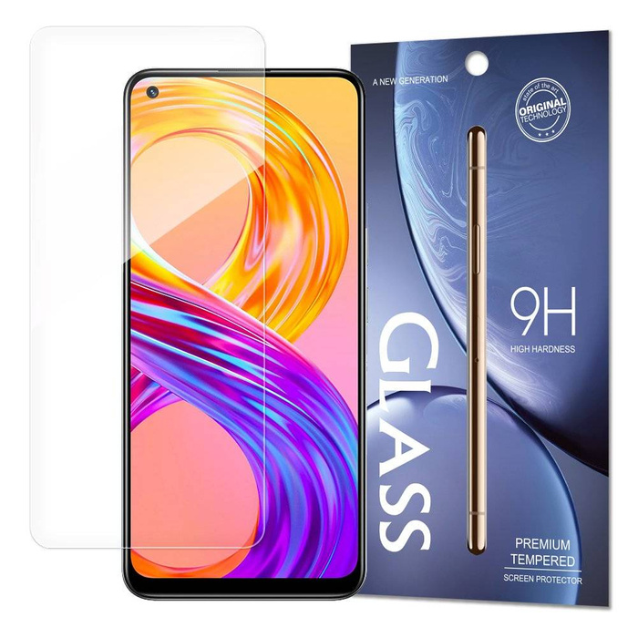 Tempered Glass 9H Screen Protector for Realme 8 Pro / Realme 8 (packaging – envelope)