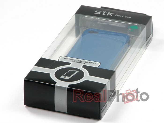 Cover Apple iPhone 4 4S STK Custodia in gomma Cover