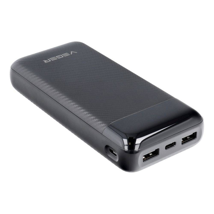 Battery external (POWER BANK) VEGER L20 - 20,000mAh LCD black (W2019)