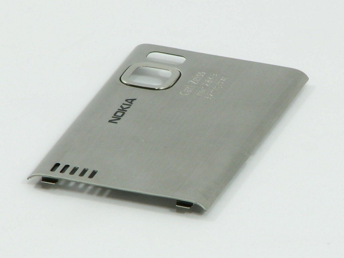 NOKIA 6500 Slide battery cover ORIGINAL Silver