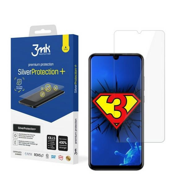 Screen Protector Antimicrobial 3mk Huawei P30 Silver Protect Wet Mounted