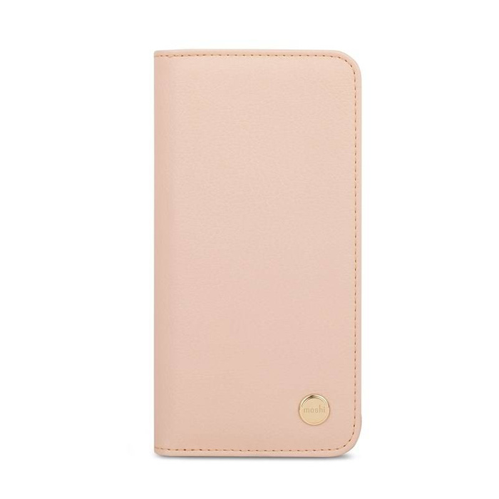 Coque MOSHI iPhone 13 Pro Overture - 3-en-1 avec housse à rabat (antibactérien NanoShield™) (Luna Pink)