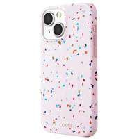 Uniq Hülle Coehl Terrazzo iPhone 13 6.1 "Rosa / Blush Pink
