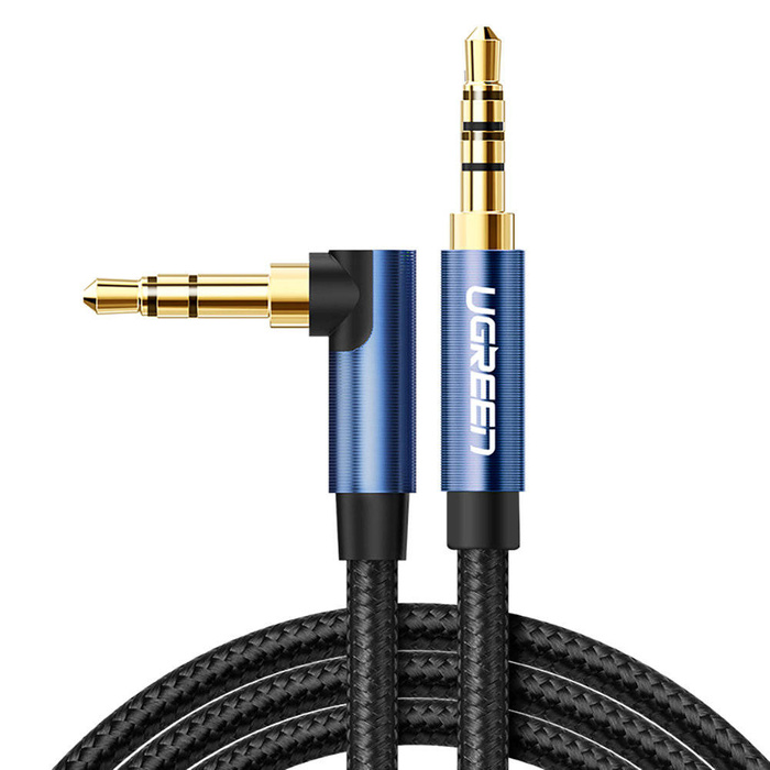 Ugreen kabel audio 2 x mini jack 3,5 mm 0,5 m modrý (AV112)