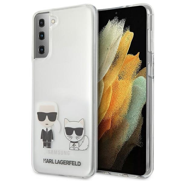 Case KARL LAGERFELD Samsung Galaxy S21 Plus Karl & Choupette Clear Hardcase