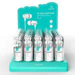 USAMS Set 30 pièces Casque EP-42 3,5 mm blanc/blanc SJ475HSTZ02