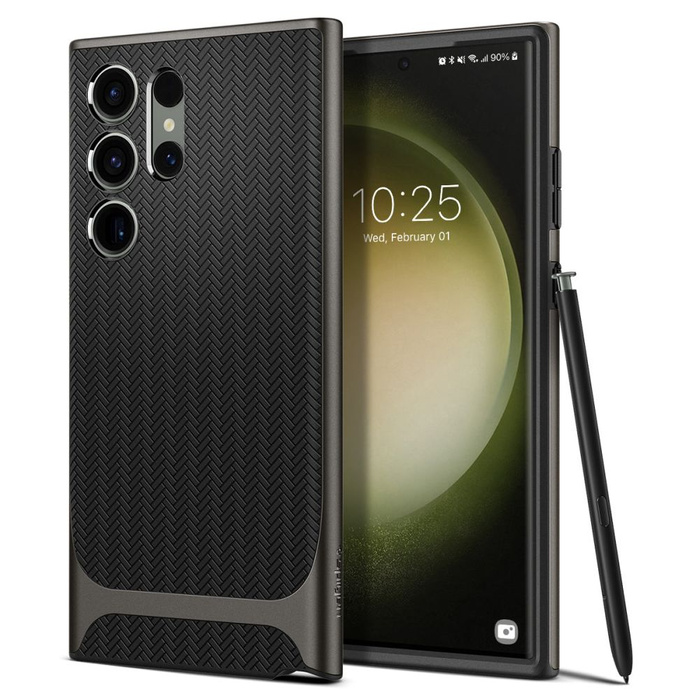 Obal Spigen Neo Hybrid Galaxy S23 Ultra Gunmetal Case