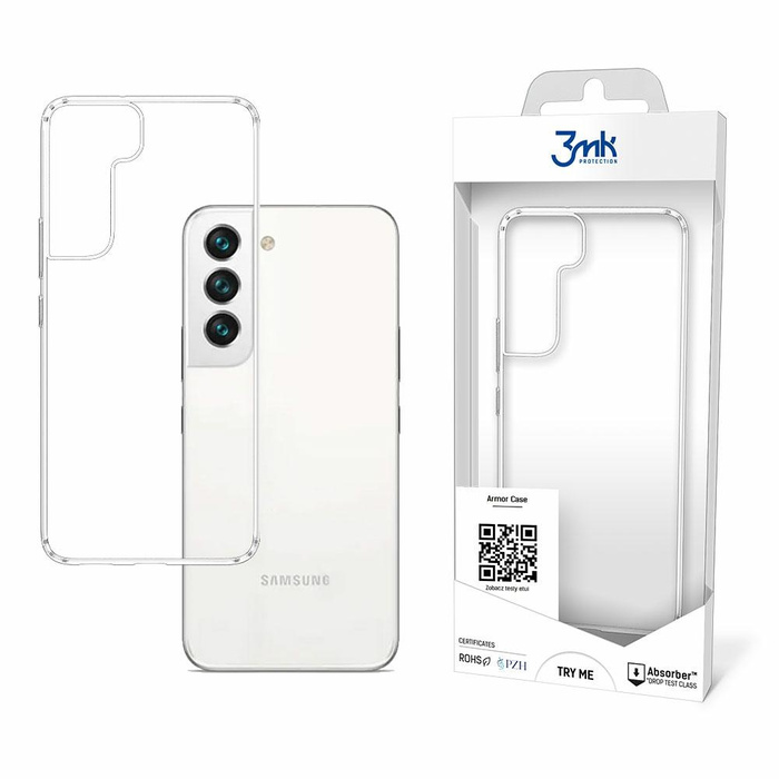 Pouzdro 3mk Samsung Galaxy S22 All-Safe Armor Clear Case