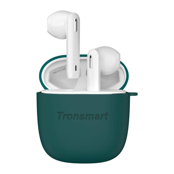 Custodia in silicone Tronsmart Earphone Case per cuffie verde