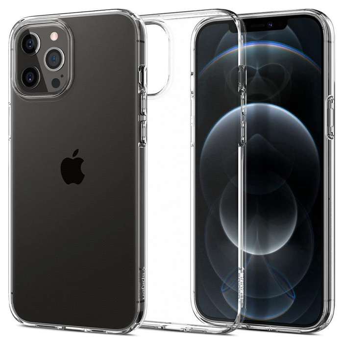 Pouzdro SPIGEN Liquid Crystal iPhone 12 12 Pro Crystal Clear Case