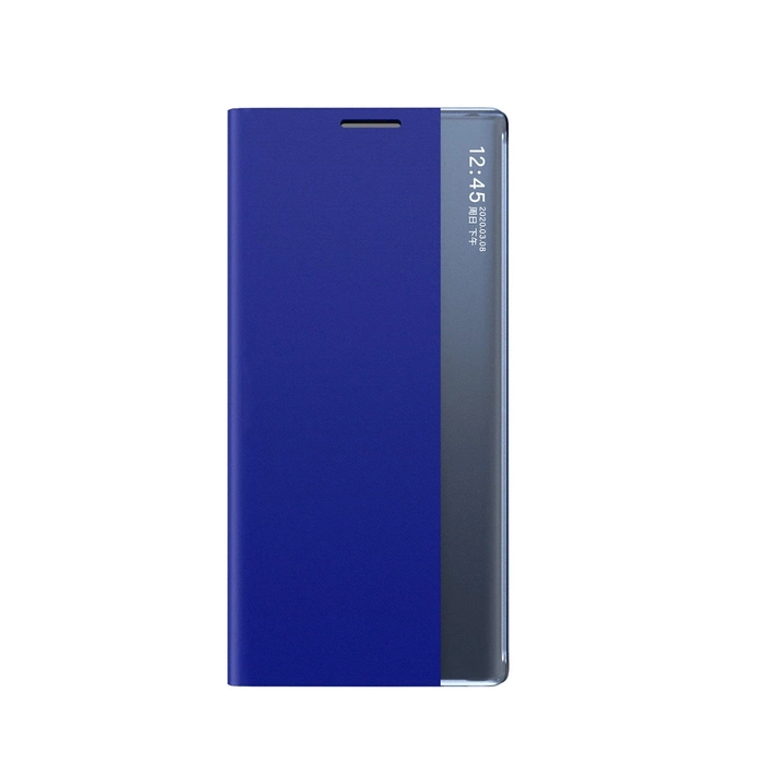 Neues Sleep View Case mit Klappe und Ständer für Samsung Galaxy A55 – blau