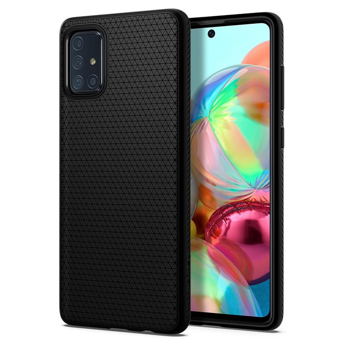 Pouzdro SPIGEN Samsung Galaxy A51 Liquid Air matně černé pouzdro