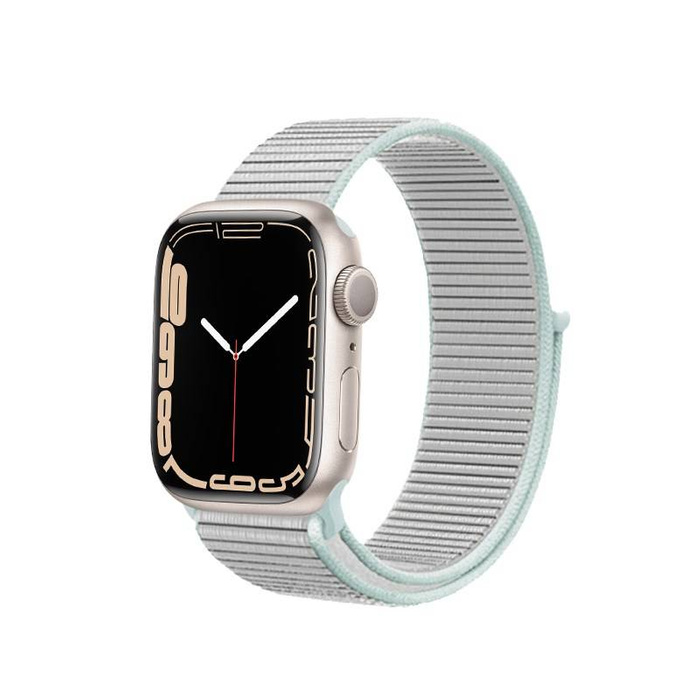 Crong Nylon Strap - Strap sports for Apple Watch 38/40mm (Pastel Grey)