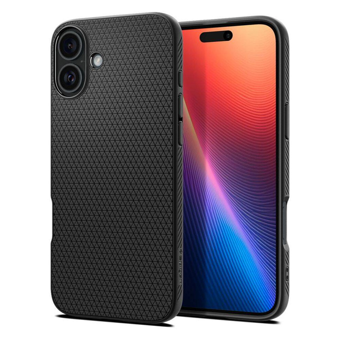 Spigen Liquid Air IPhone MATTE 16 PIÙ NERO