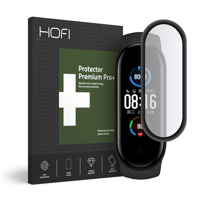 Hybridní sklo HOFI Xiaomi Mi Band 5 Black