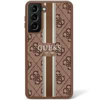 Obal Guess GUHCS23LP4RPSW S23 Ultra S918 brown/brown hardcase 4G Printed Stripe Case