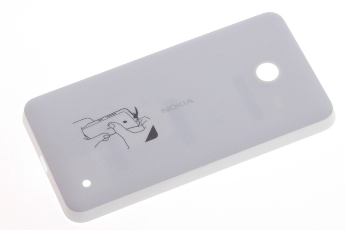 Original Nokia Lumia 630 Batteriefachdeckel WEISS Klasse A