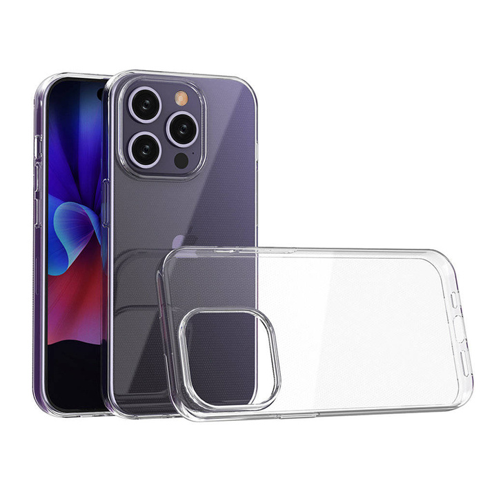 Coque iPhone 15 Pro de la série Ultra Clear de couleur transparente