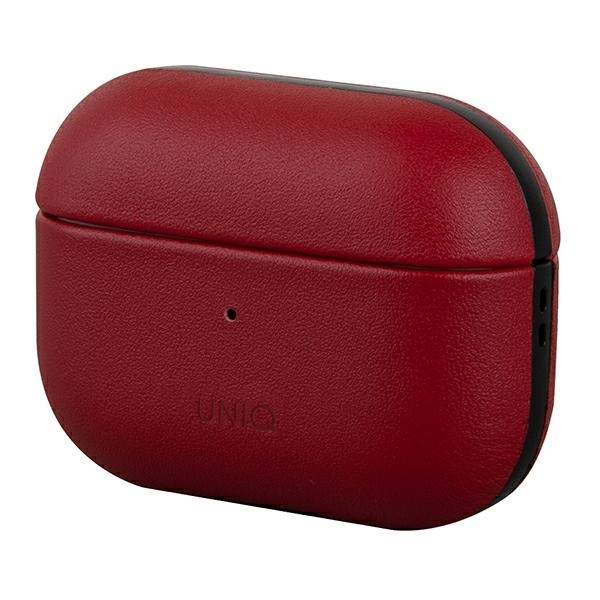 Uniq pouzdro Terra AirPods Pro Genuine Leather červená / červená