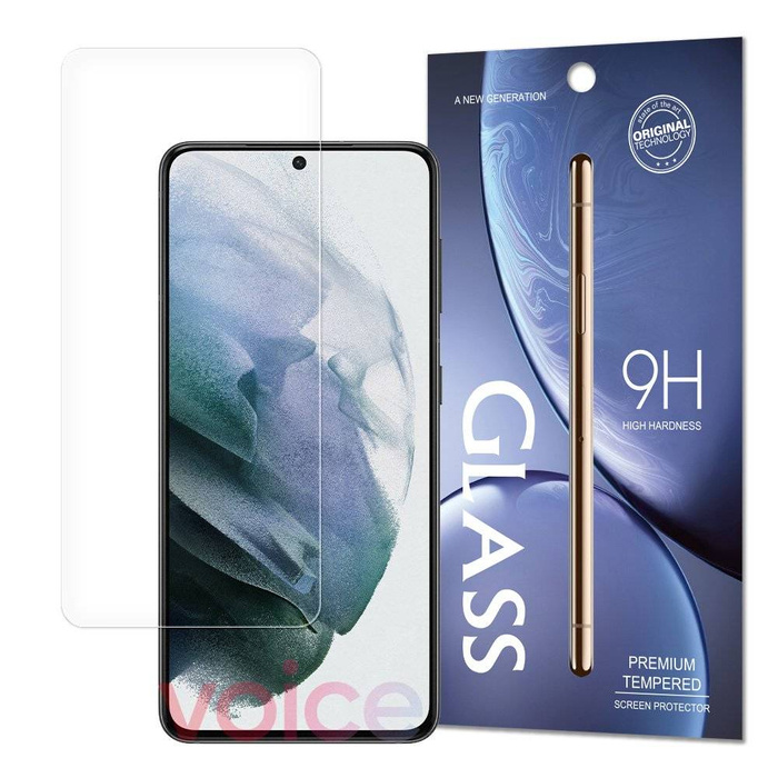 Tvrzené sklo tempered Glass 9H Samsung Galaxy S21+ 5G (S21 Plus 5G) (balení - obálka)