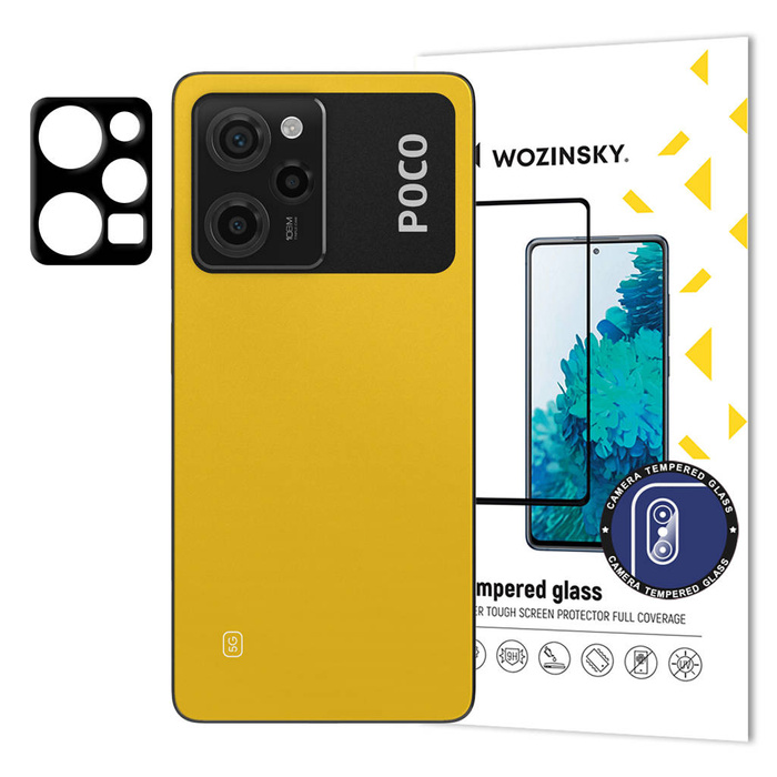 Wozinsky Full Camera Glass Gehärtetes Glas für Xiaomi Redmi Note 12 Pro / Poco X5 Pro 5G Kamera 9H