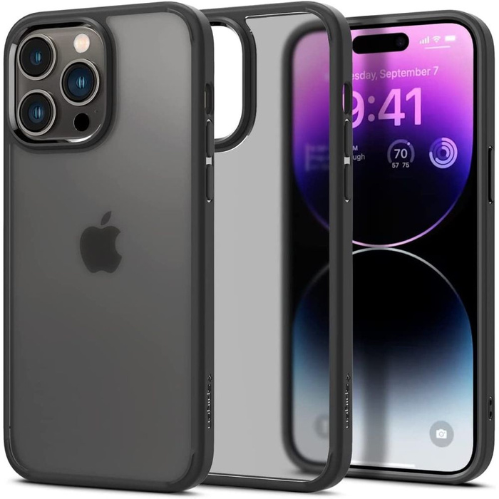 Case Spigen Ultra Hybrid IPhone 14 PRO FROST BLACK