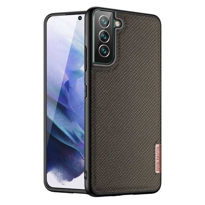 Pouzdro Dux Ducis Fino je vyrobeno z nylonového materiálu pro Samsung Galaxy S22+ (S22 Plus) zelené