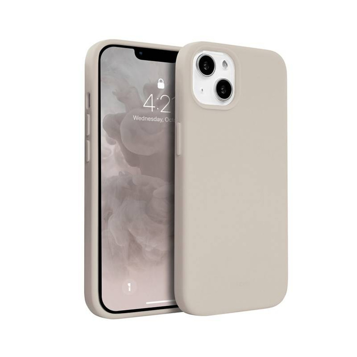 Couverture couleur Crong - Coque iPhone 13 mini (beige pierre)