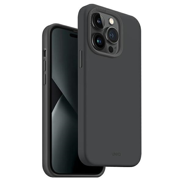 UNIQ case Lino Hue iPhone 14 Pro Max 6.7" Magclick Charging grey/chaRCoal grey