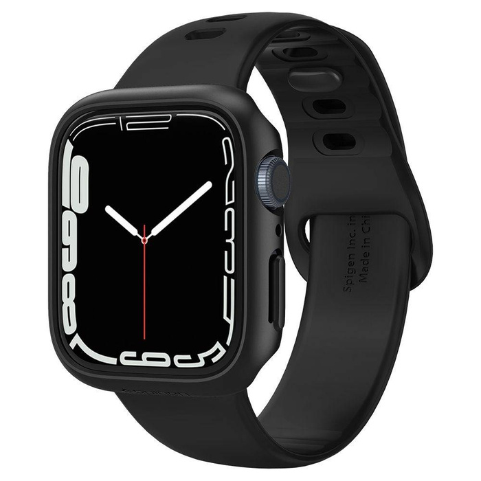 Case Spigen Apple Watch 7 (41 MM) Thin Fit Black Case