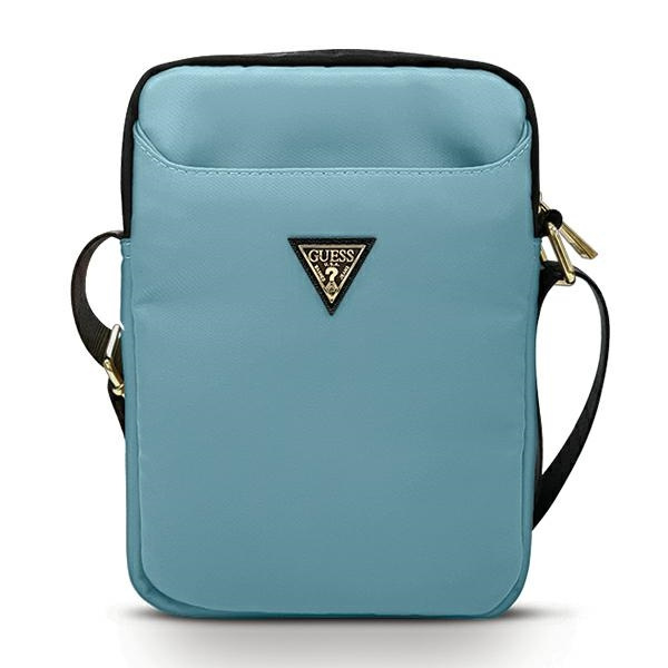 GUESS Tablet 10 Nylon Triangle Logo Bag GUTB10NTMLLB Bleu 