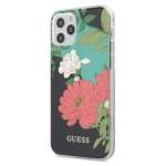 Puzdro GUESS Apple iPhone 12 Pro Max 6.7 N°1 Flower Collection GUHCP12LIMLFL01 Black Case