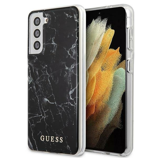 Case GUESS Samsung Galaxy S21 Plus Marble Black Hardcase