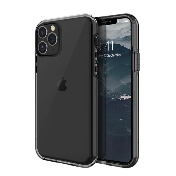 Pouzdro Uniq pro Clarion iPhone 11 Pro černé / pára kouřová