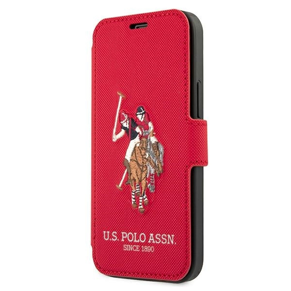 Pouzdro US POLO Apple iPhone 12 12 Pro Polo Embroidery Collection Red Case