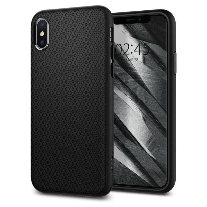 Cover SPIGEN Apple Iphone X / Xs Liquid Air Custodia nera nera 