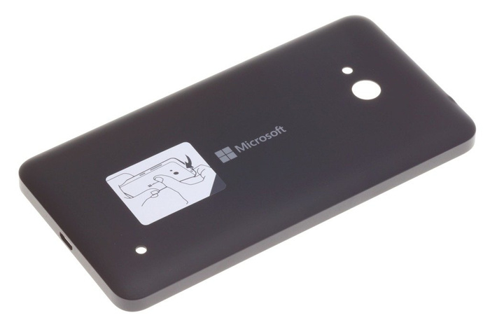 Original MICROSOFT Lumia 640 Schwarz Grade A Batteriefachdeckel