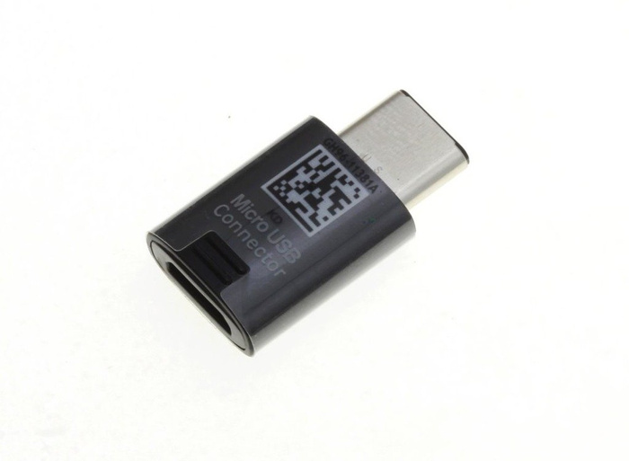 SAMSUNG Micro USB zu USB-C Adapter EE-GN930 Schwarz