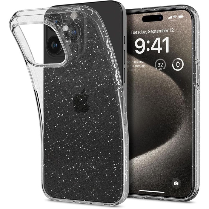 Obal Spigen Liquid Crystal iPhone 15 Pro Max Glitter Crystal Case