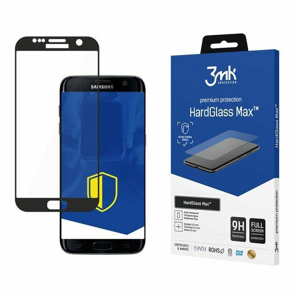 3MK Samsung Galaxy S7 Edge HardGlass Max černé sklo