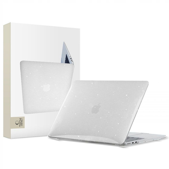 TECH-PROTECT SMARTSHELL MACBOOK AIR 13 2022 Glitter CLEAR