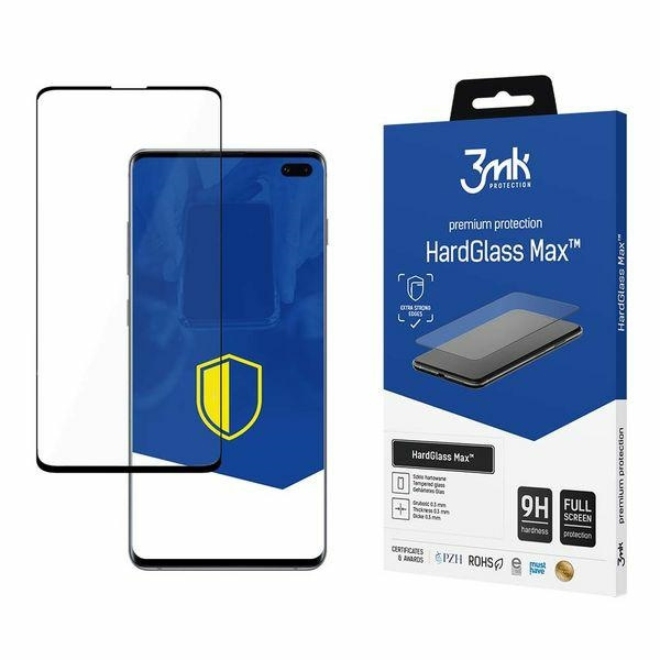 3MK HardGlass Max Nouveau pour Samsung Galaxy S10 Plus