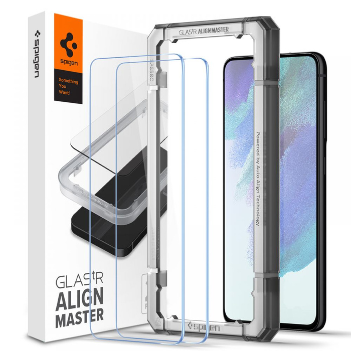 Spigen Alm Glas.Tr S21 FE Confezione da 2 Vetro temperato 