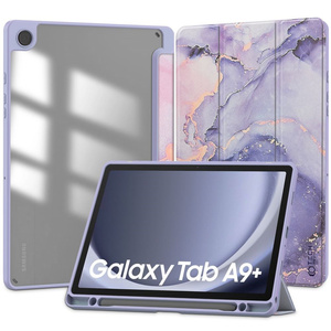 Case Tech-protect Sc Pen Hybrid Samsung Galaxy Tab A9+ Plus 11.0 X210 / X215 / X216 Violet Marble Case