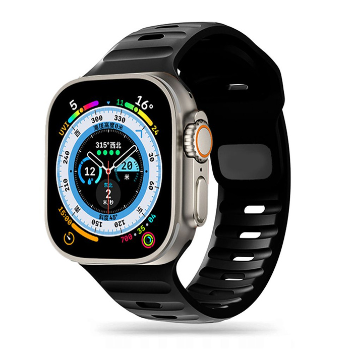 Řemínek Tech-Protect Iconband Line Apple Watch 4 / 5 / 6 / 7 / 8 / Se / Ultra (42 / 44 / 45 / 49 mm) černá