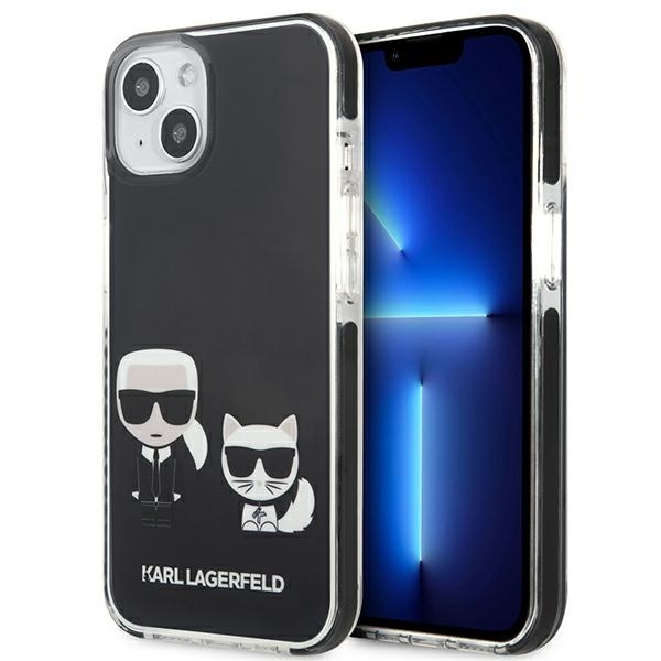 Case KARL LAGERFELD Apple iPhone 13 Mini Karl&amp;Choupette Black Hardcase