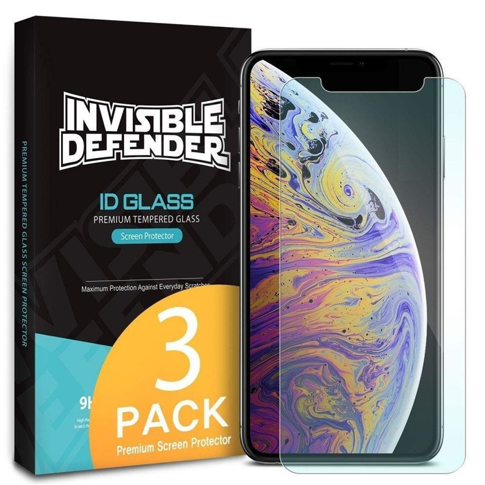 RINGKE ID-3PACK Vetro temperato iPhone XS MAX Clear