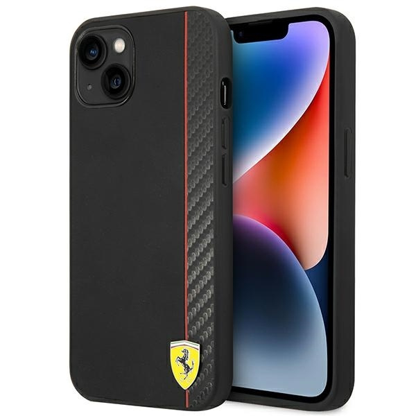 Ferrari FEHCP14MAXBK iPhone 14 Plus 6,7" schwarz/schwarz hartcase Carbon