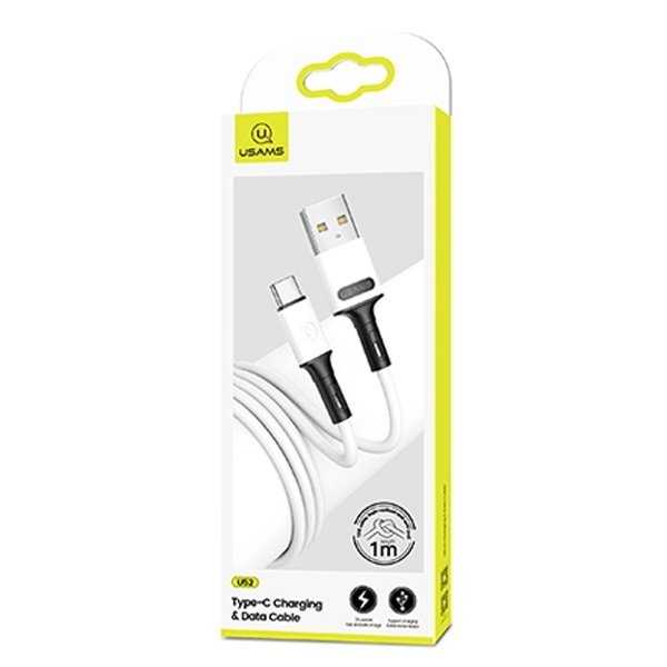 Cable USAMS USB-C Fast Charge 1m White